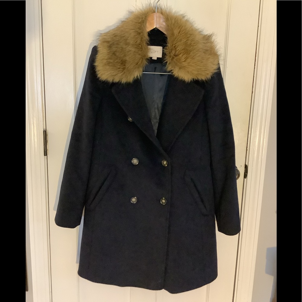 New Ann Taylor LOFT Wool Coat M